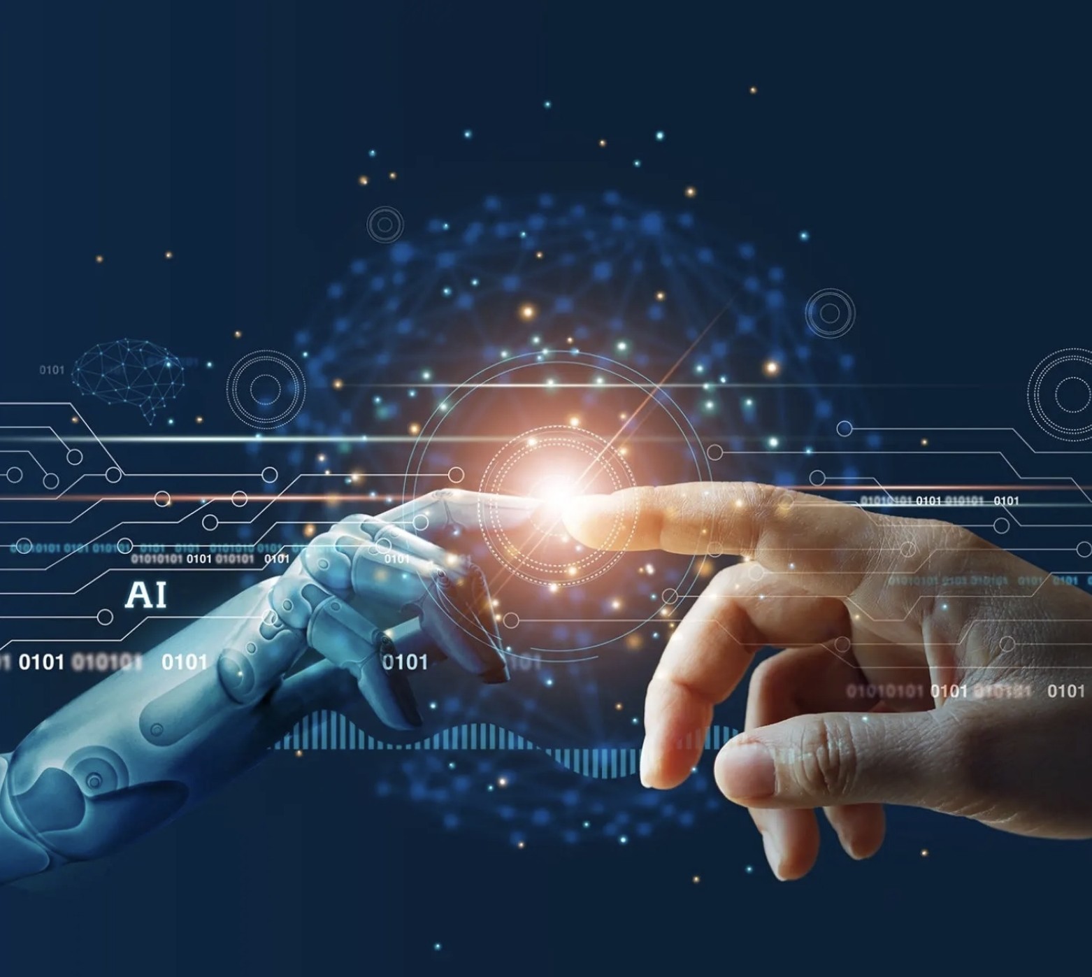 Robot and Human Hand